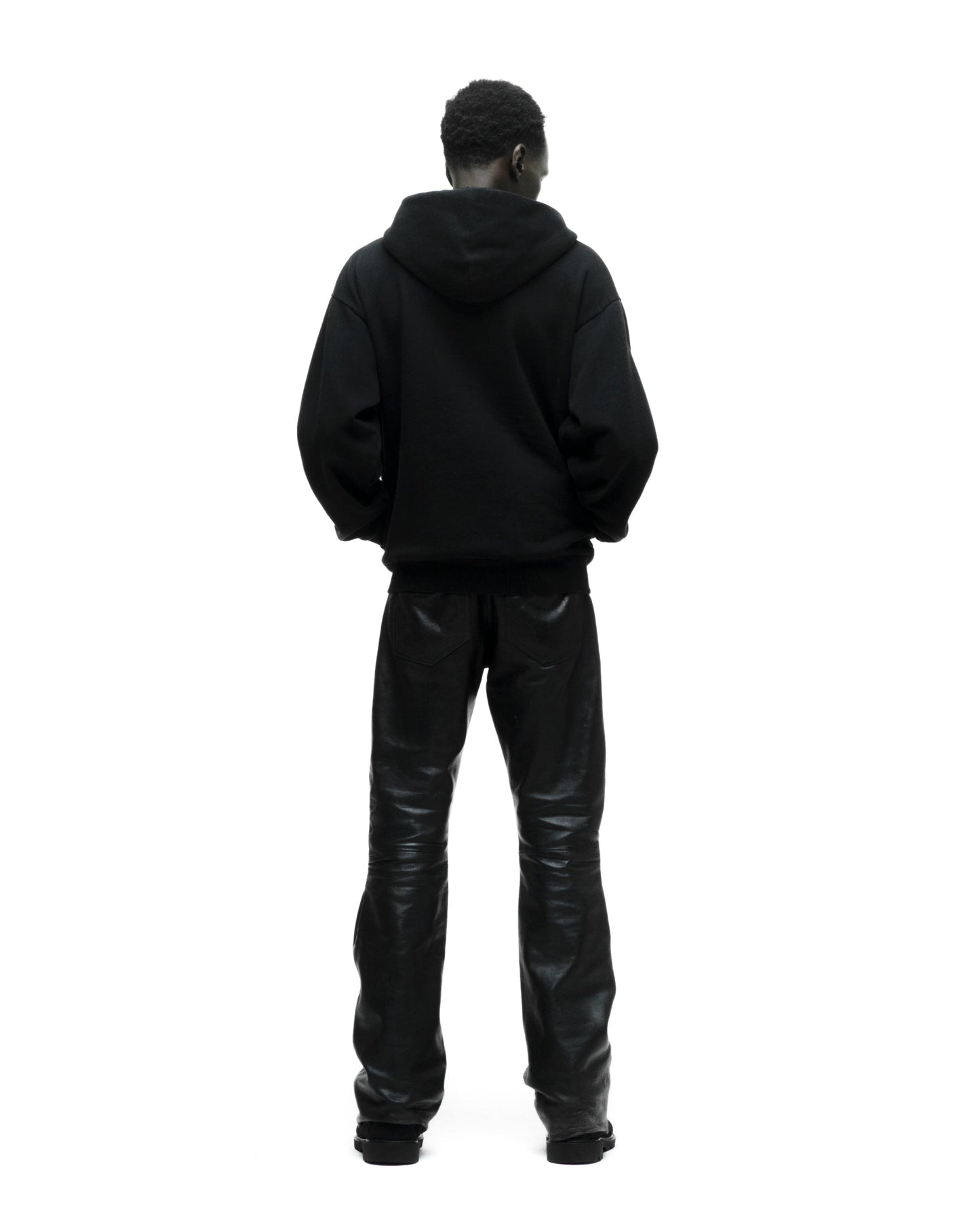 SP5DER 555 Full-Zip Hoodie – Black - Detail View 8
