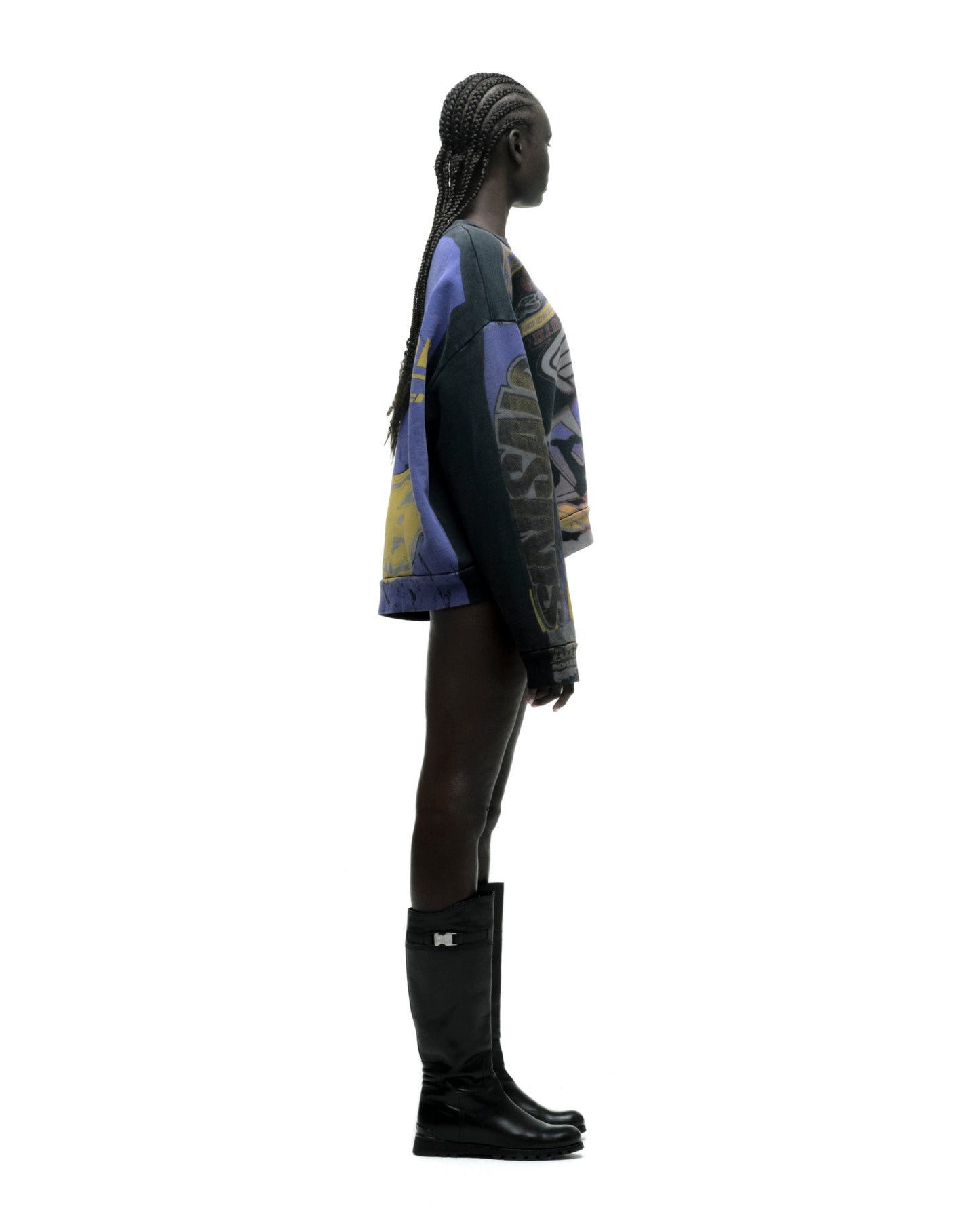Sp5der Trompe-l'oeil Crewneck