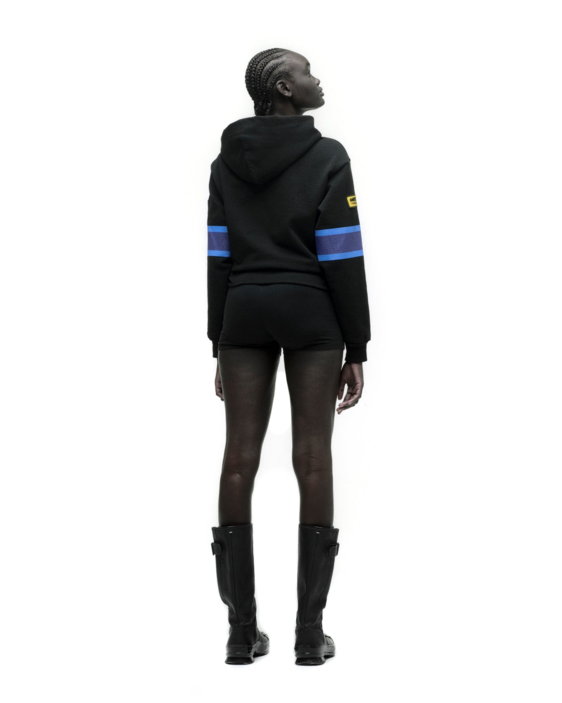 SP5DER GT Full-Zip Hoodie – Black - Detail View 11