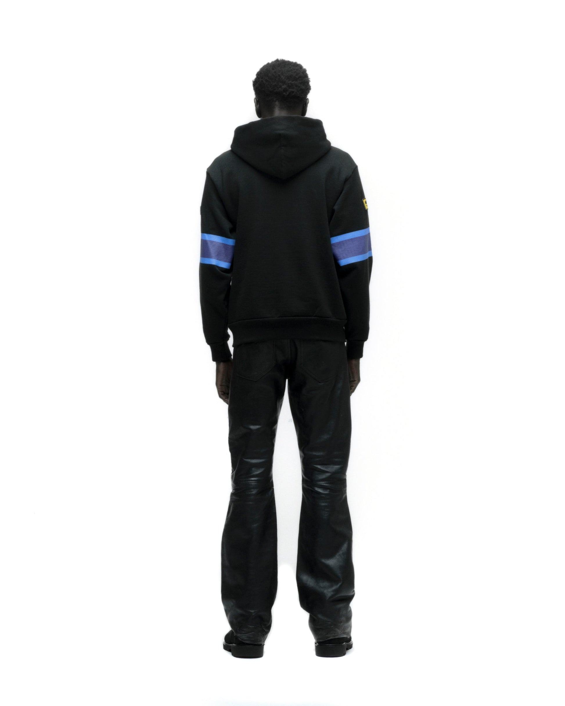 SP5DER GT Full-Zip Hoodie – Black - Detail View 10