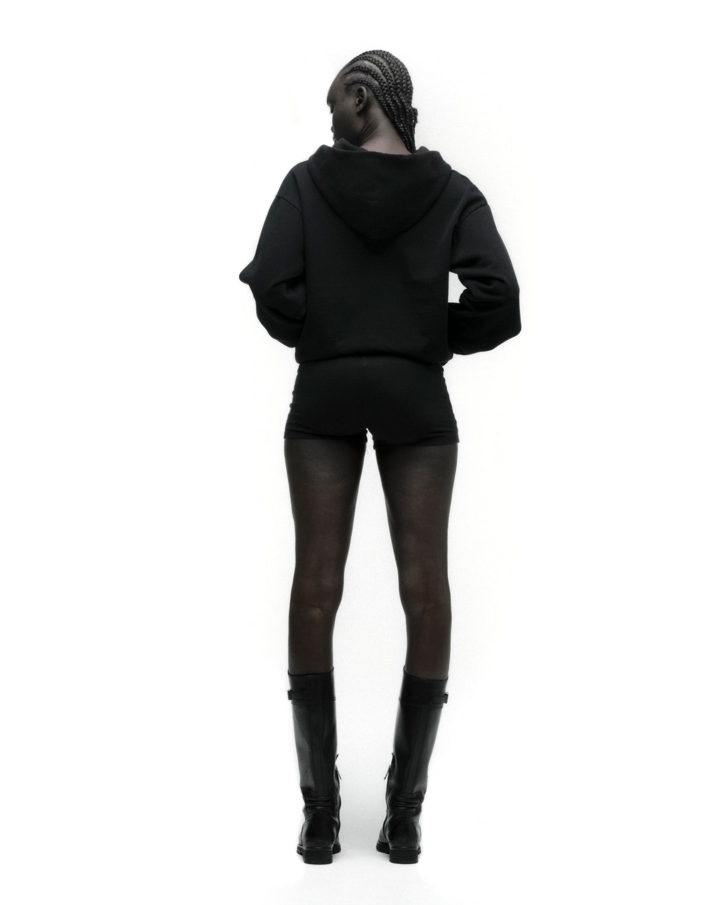 SP5DER 555 Full-Zip Hoodie – Black - Detail View 9