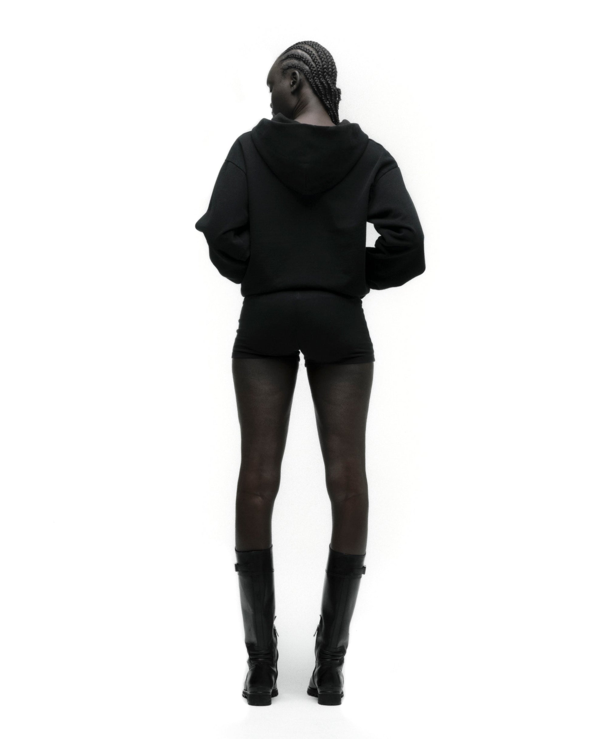 SP5DER 555 Full-Zip Hoodie – Black - Detail View 9