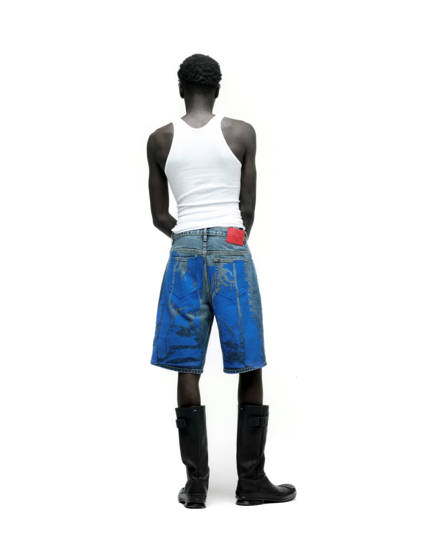 SP5DER Moto GT Denim Short in Indigo