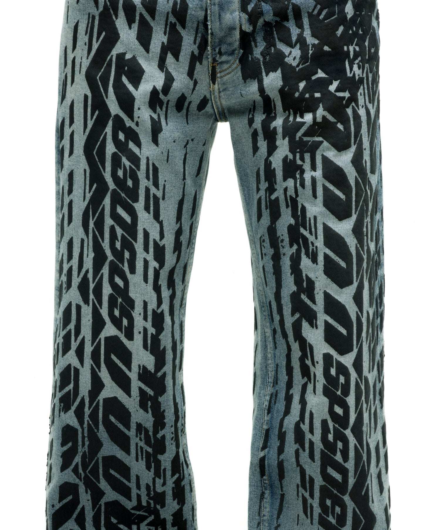 SP5DER Burnout Denim in Indigo