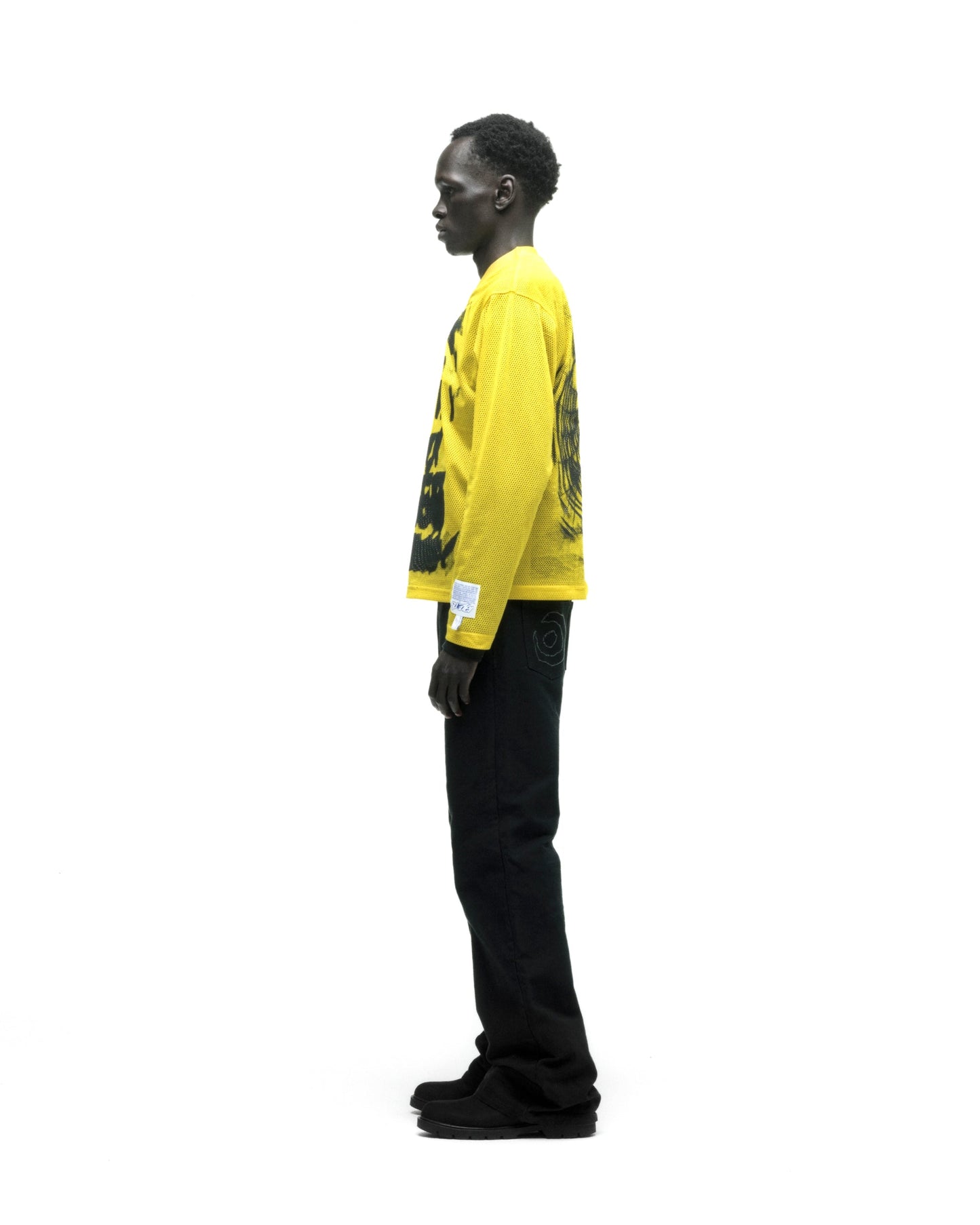 SP5DER Speedway Long Sleeve Top in Yellow