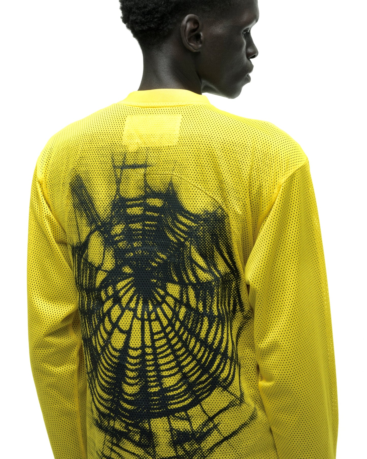SP5DER Speedway Long Sleeve Top in Yellow
