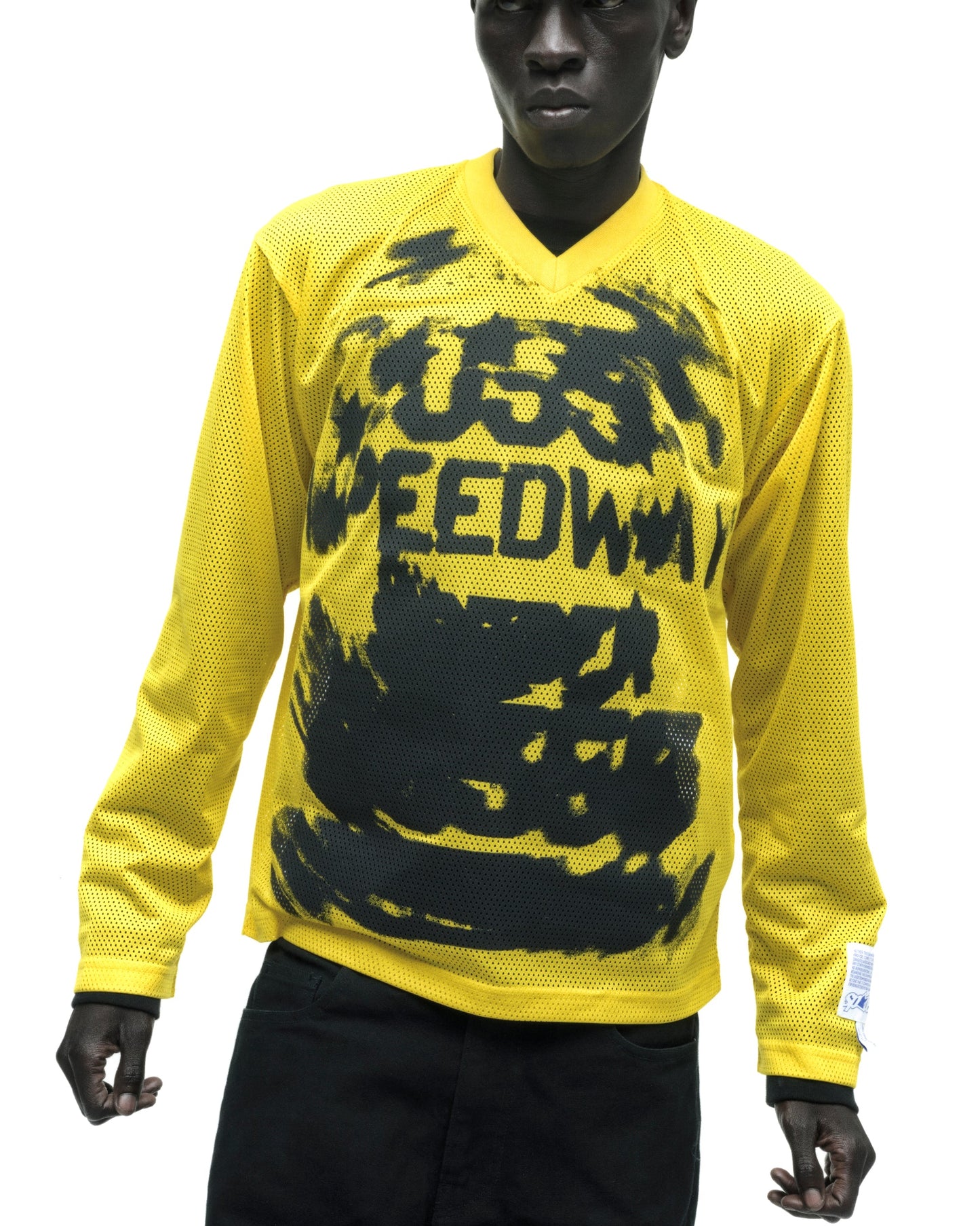 SP5DER Speedway Long Sleeve Top in Yellow