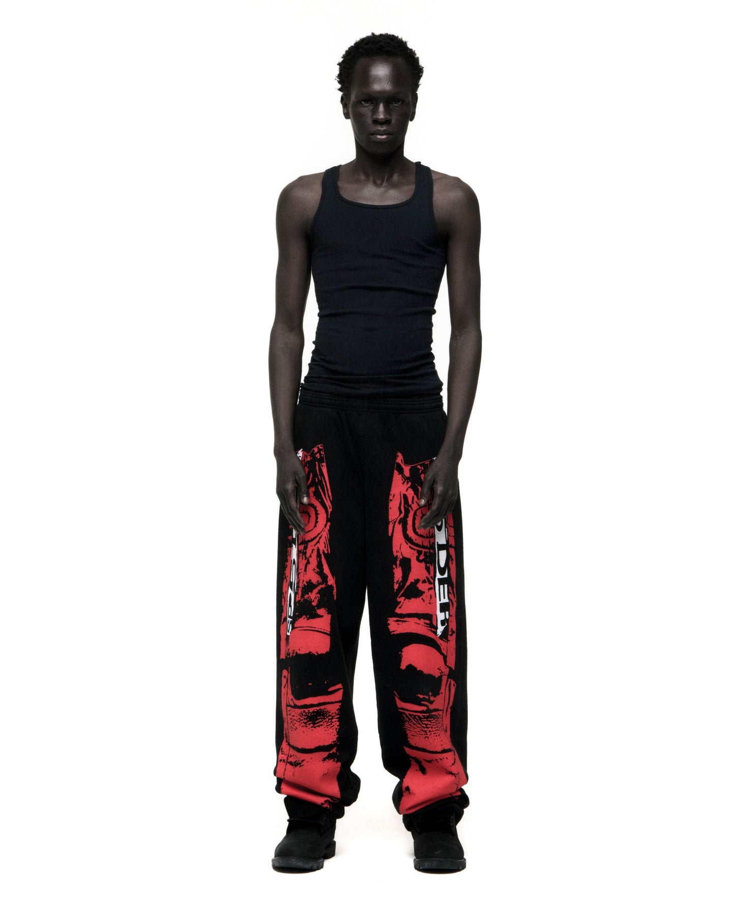 SP5DER JP5 Moto Sweatpant in Black
