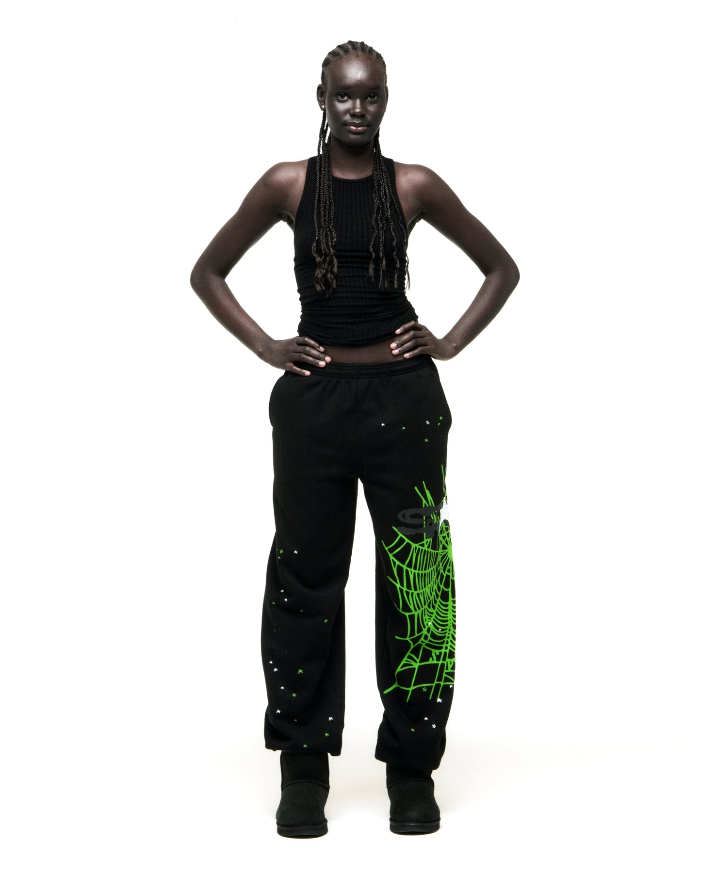 SP5DER Heavy Web Sweatpant in Black