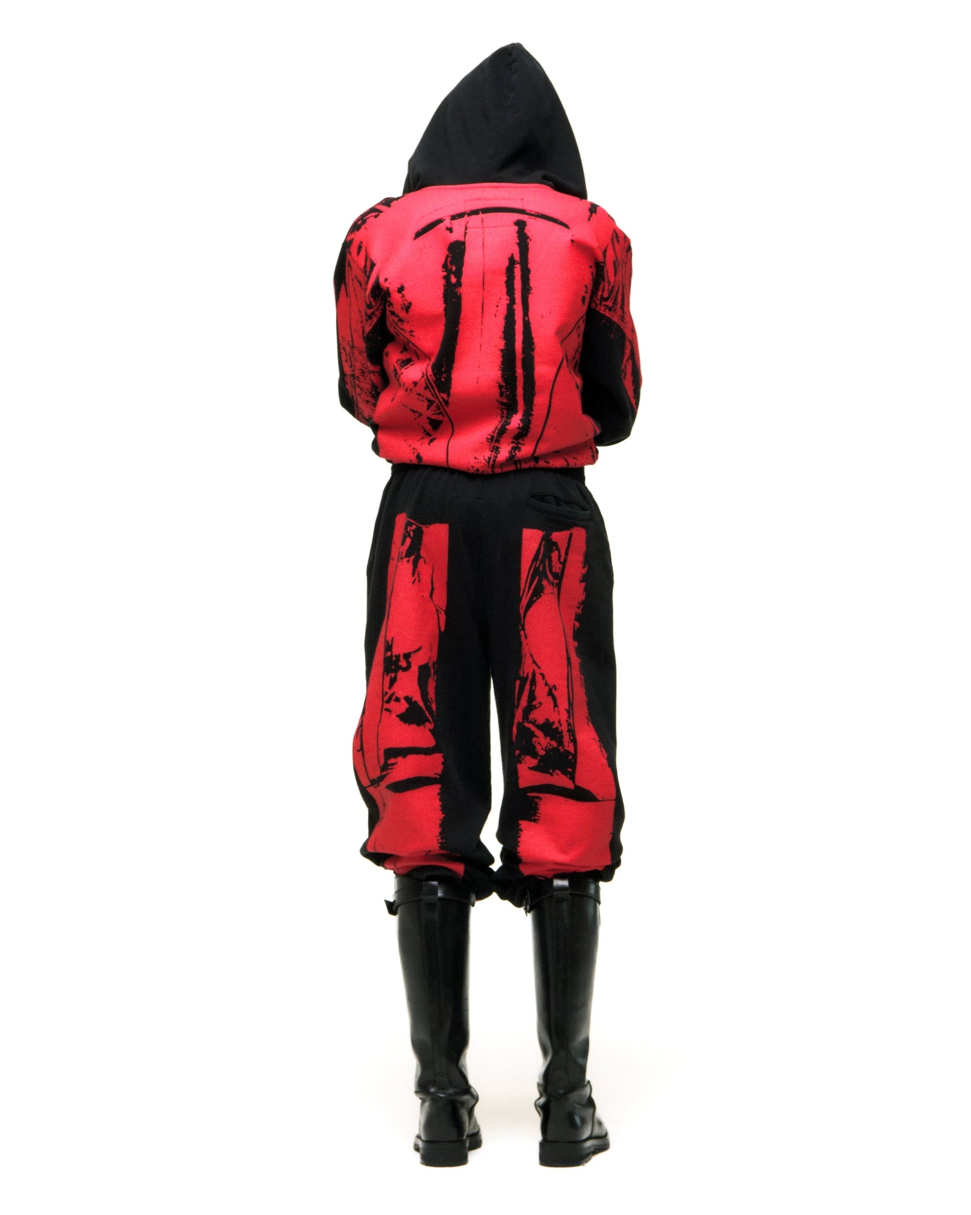 SP5DER JP5 Moto Full-Zip Hoodie – Black - Detail View 12