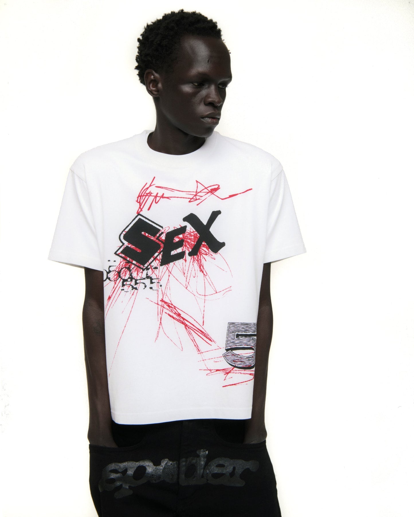 Sp5der Vivienne Tee - White