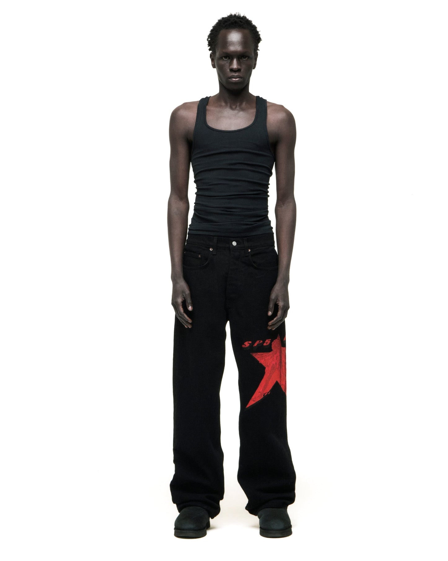 SP5DER Star Girl Denim in Black