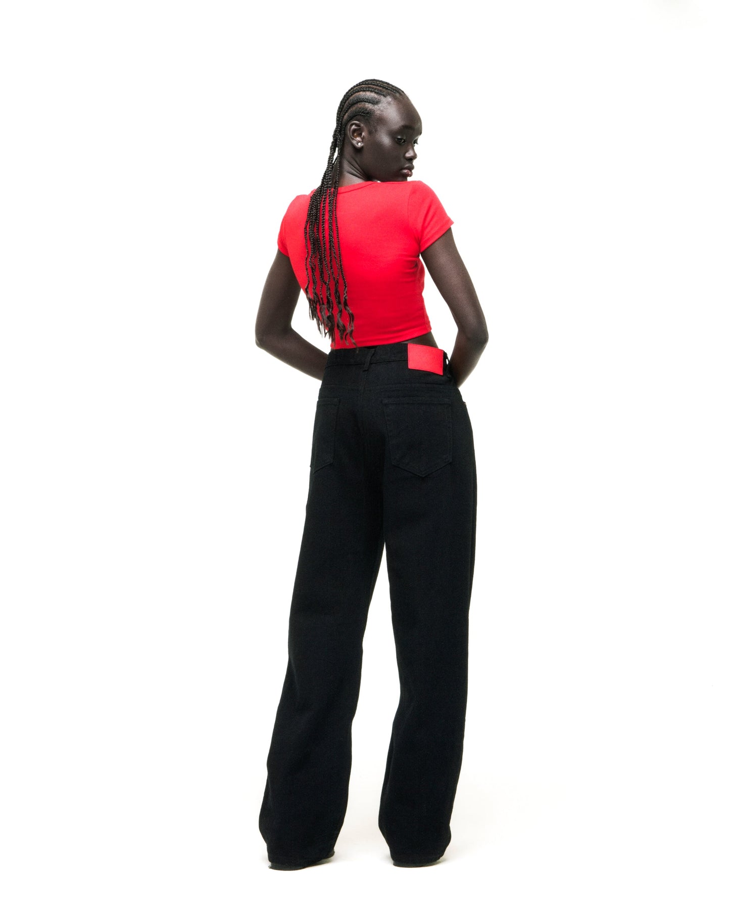 SP5DER Star Girl Denim in Black