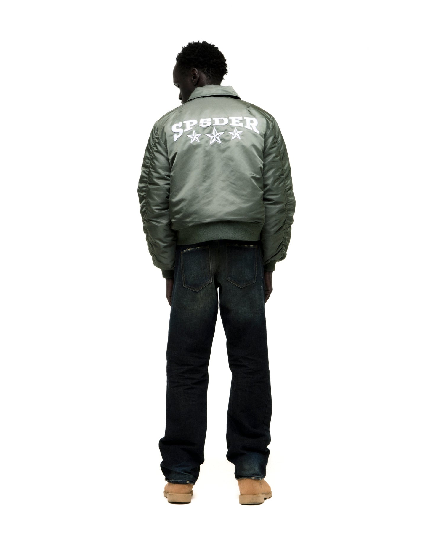 SP5DER Flight Jacket in Army Green