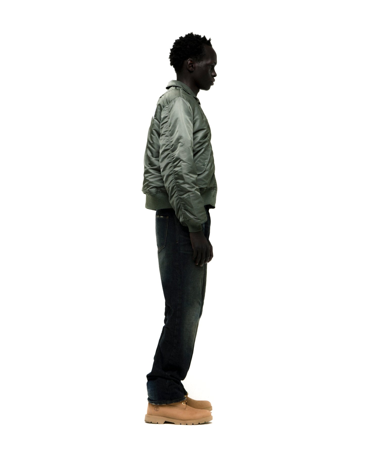 SP5DER Flight Jacket in Army Green