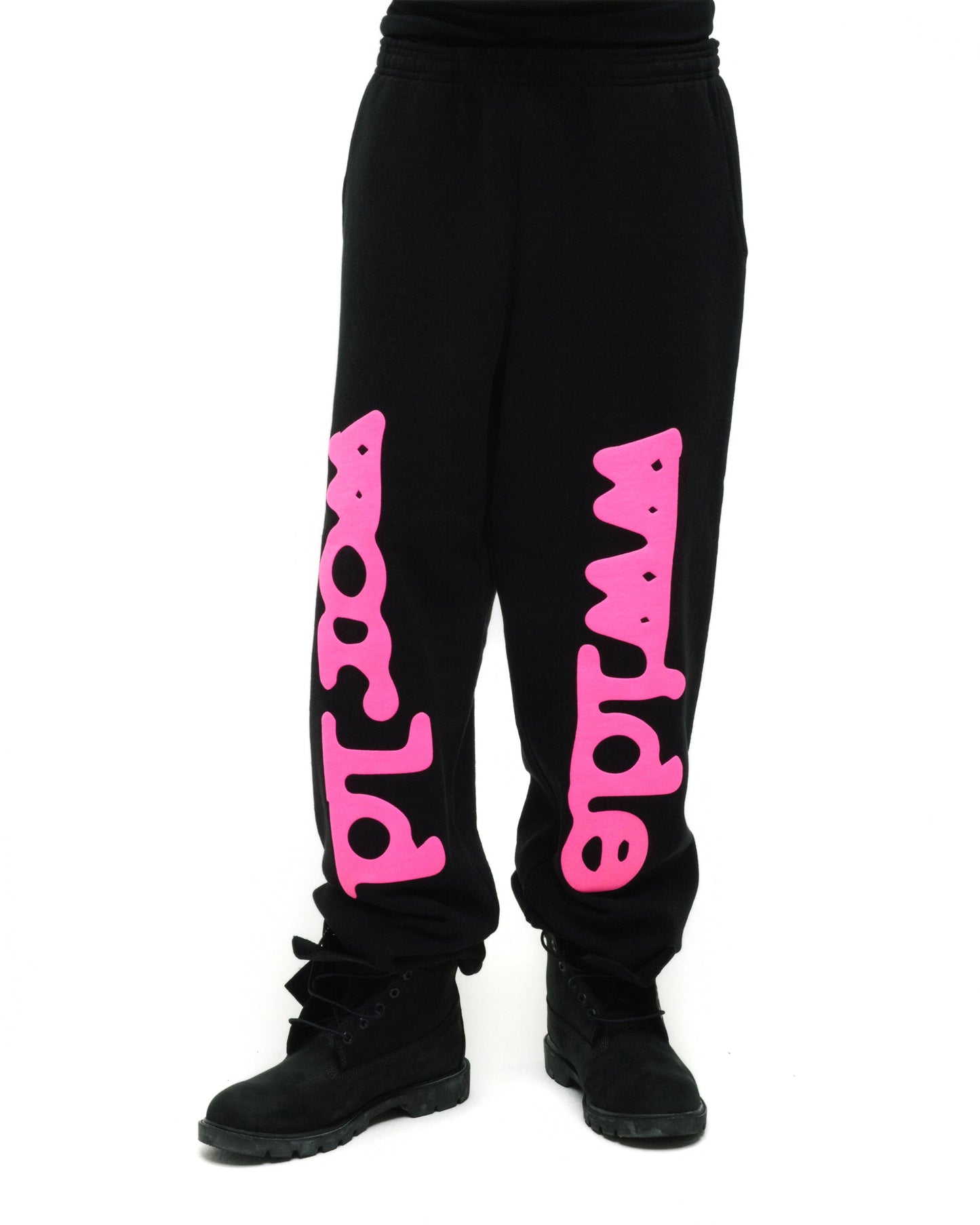 SP5DER Beluga Angel Number Sweatpant in Black
