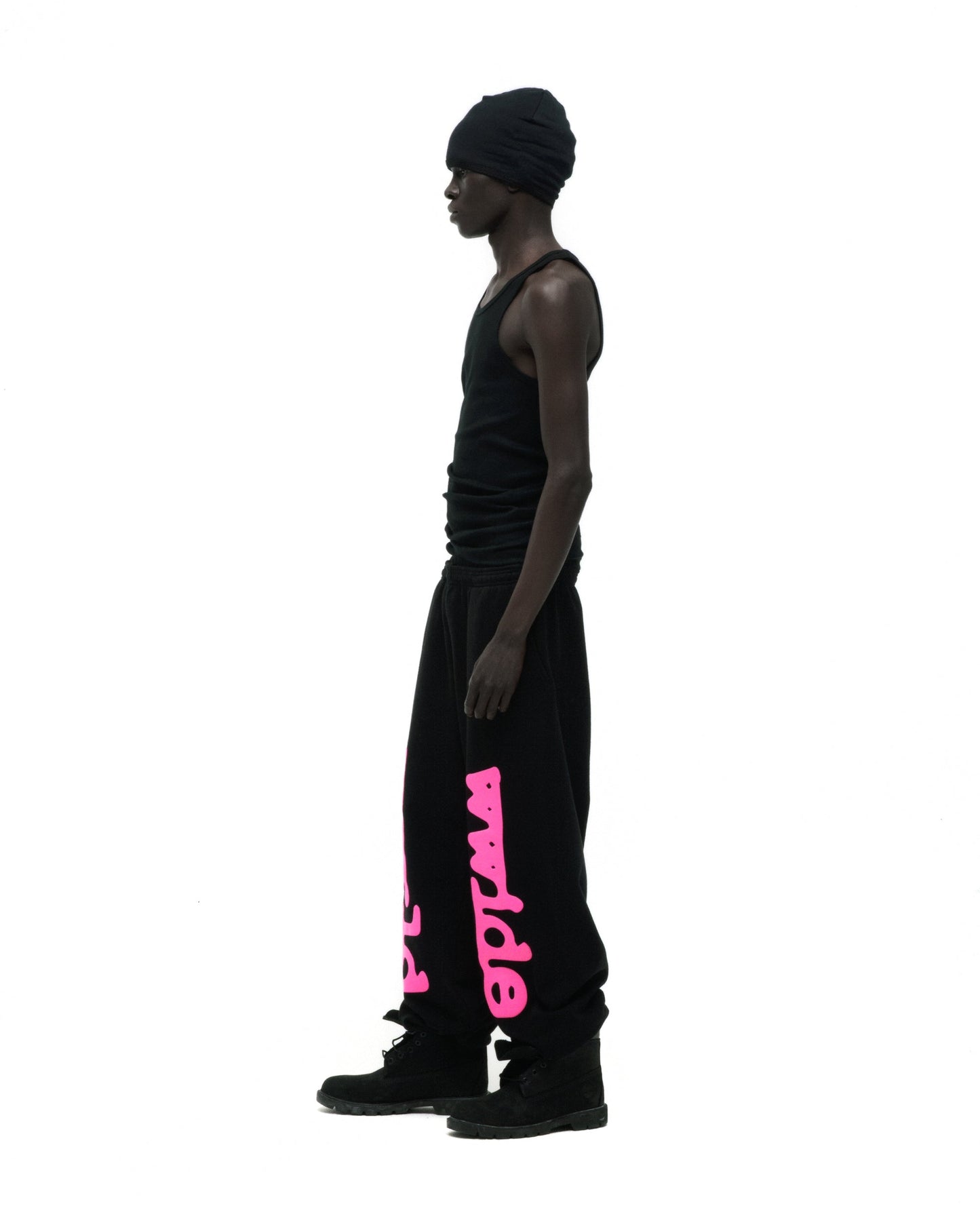 SP5DER Beluga Angel Number Sweatpant in Black