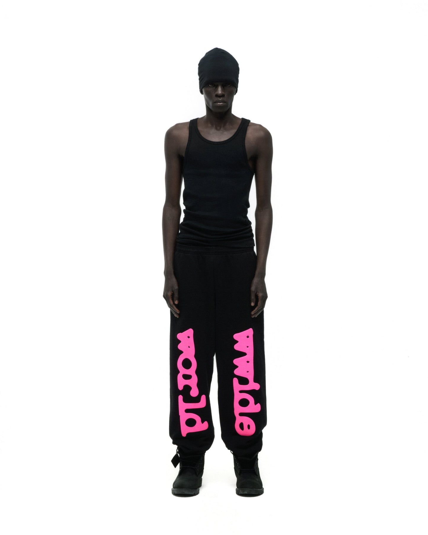 SP5DER Beluga Angel Number Sweatpant in Black