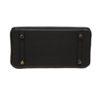 Hermes Birkin 25 Black Togo Leather Gold Hardware