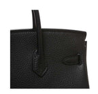 Hermes Birkin 25 Black Togo Leather Gold Hardware