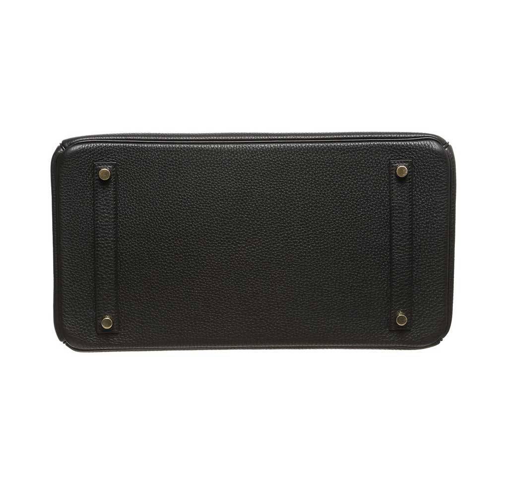 Hermes Birkin 35 Noir Togo Leather Gold Hardware