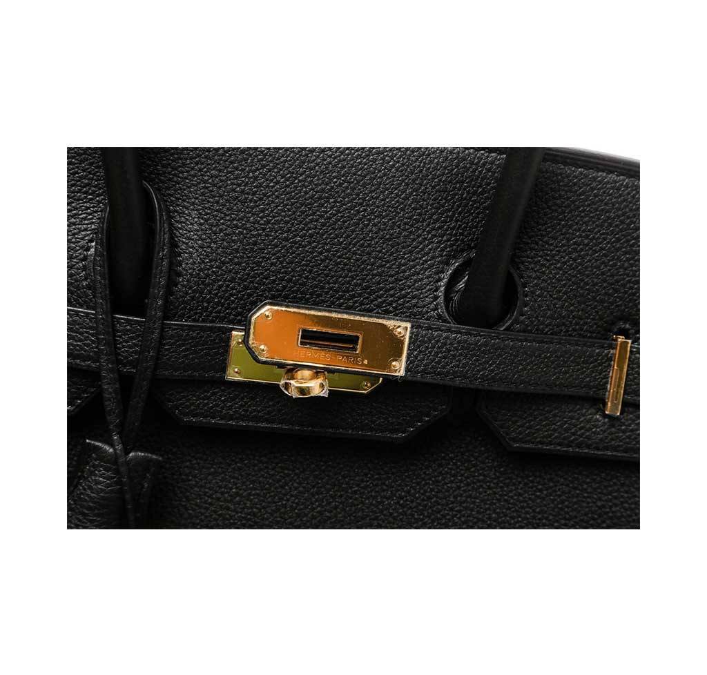 Hermes Birkin 35 Noir Togo Leather Gold Hardware