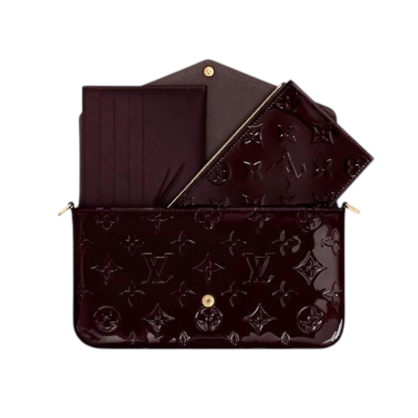 Louis Vuitton Félicie Pochette Amarante Red/Pink