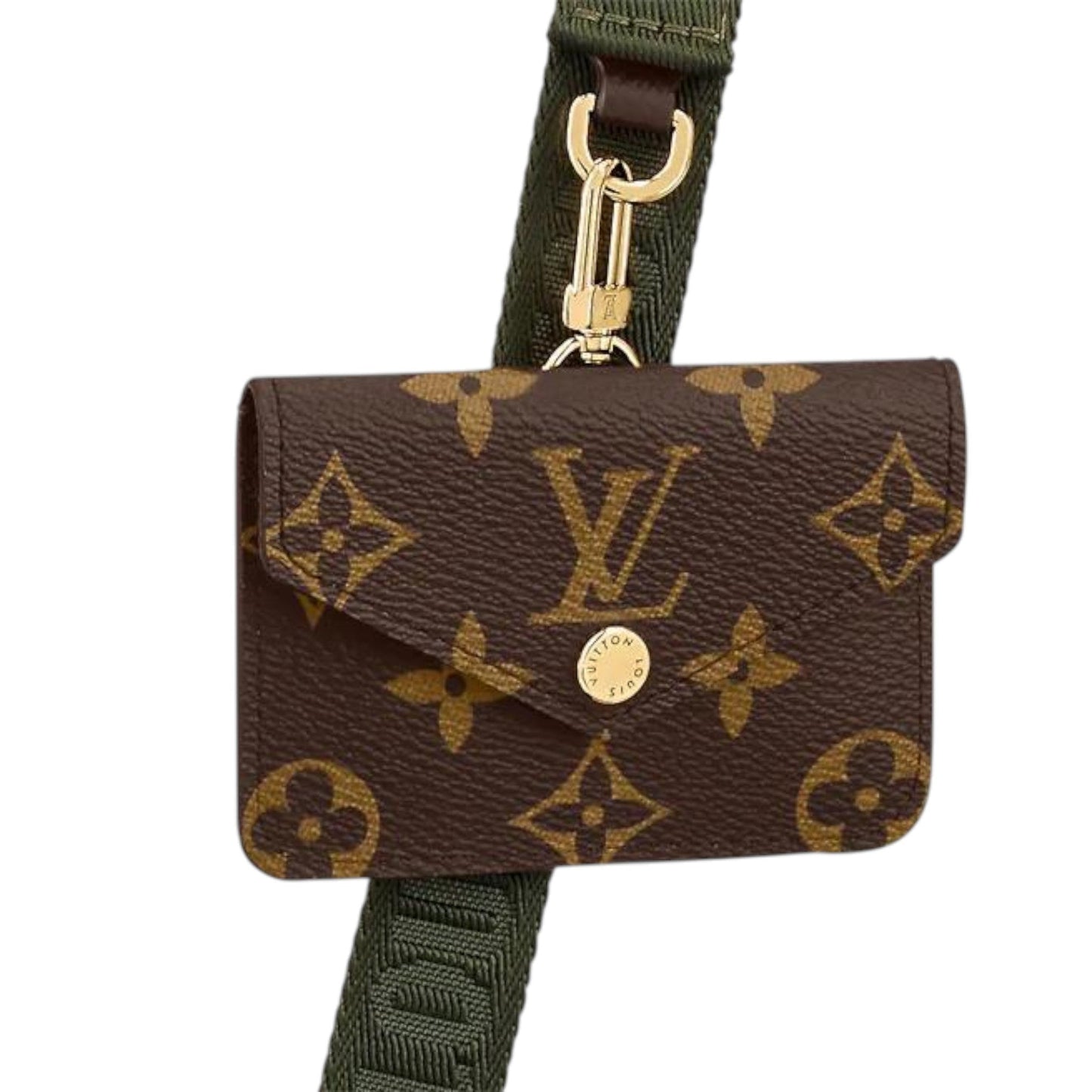 Louis Vuitton Félicie Strap & Go Khaki Green