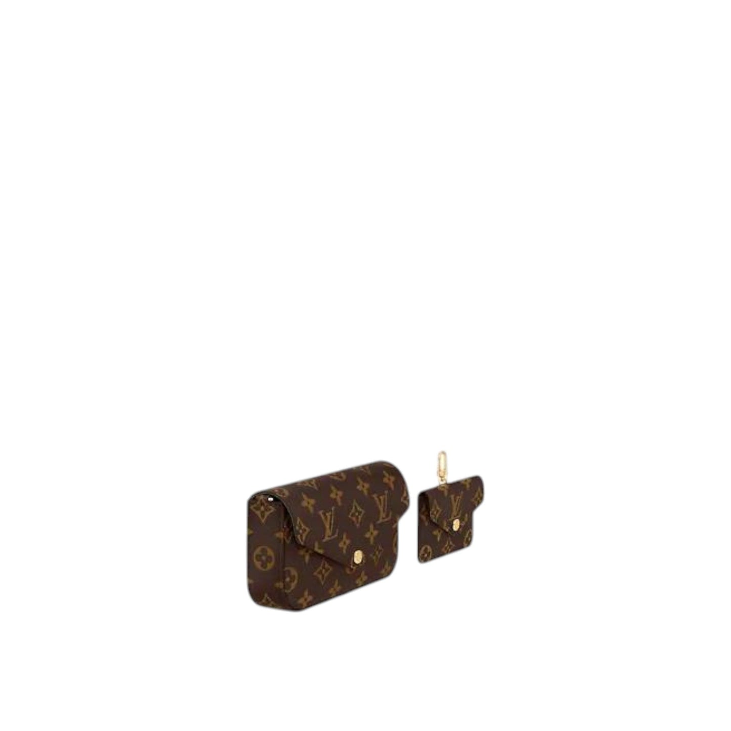 Louis Vuitton Félicie Strap & Go Khaki Green