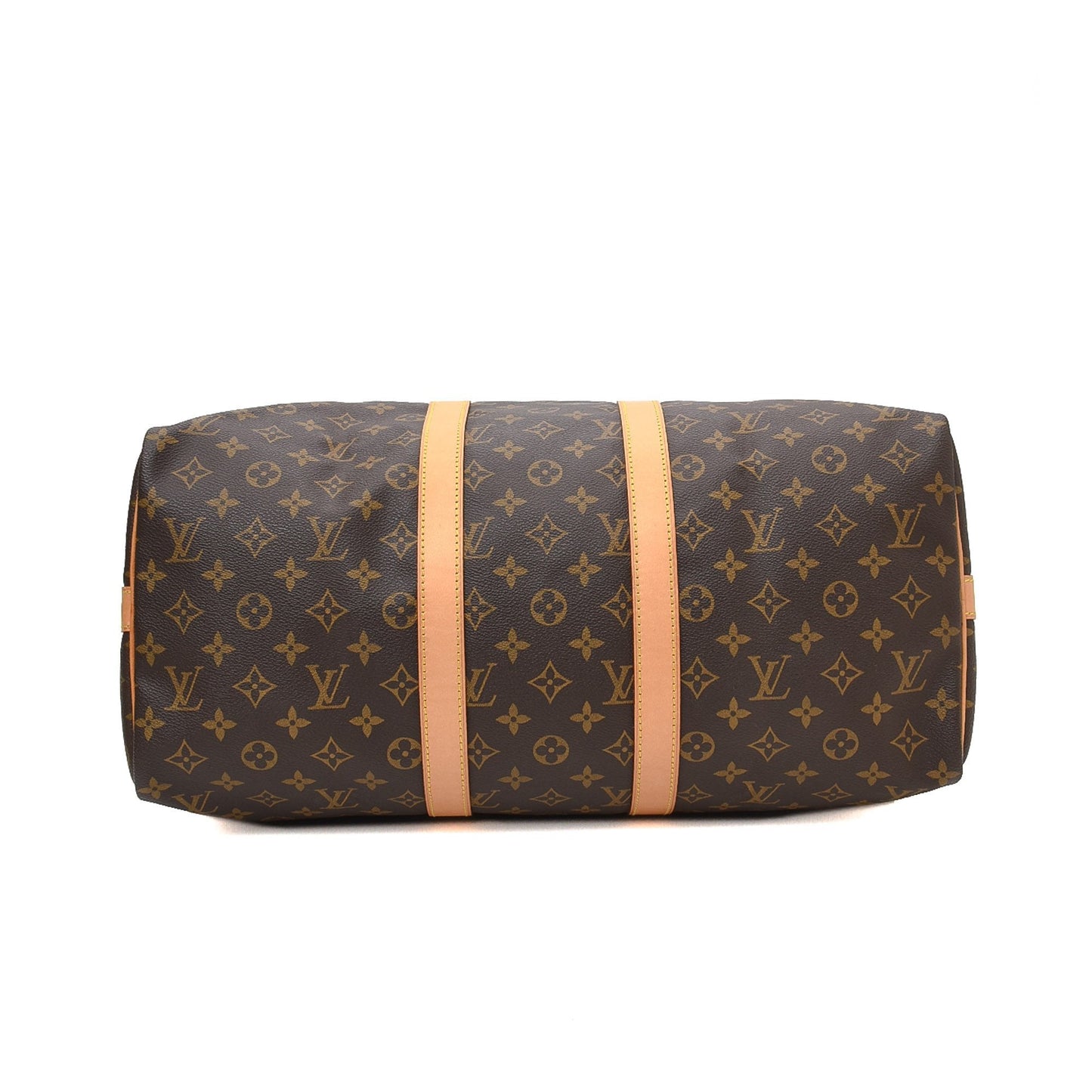 The travel bag carried on the forearm.