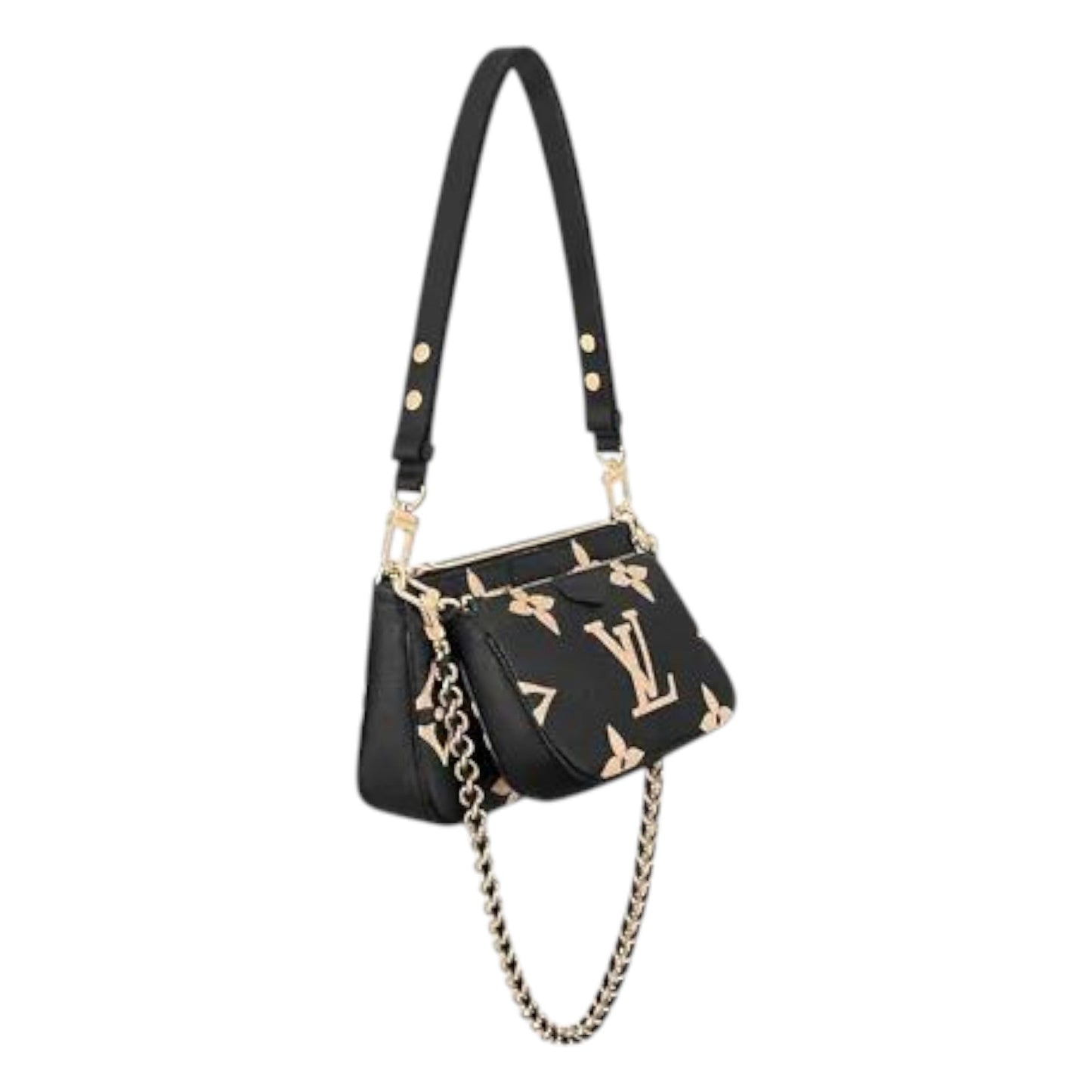 Louis Vuitton Multi Pochette Accessoires Black/Cream