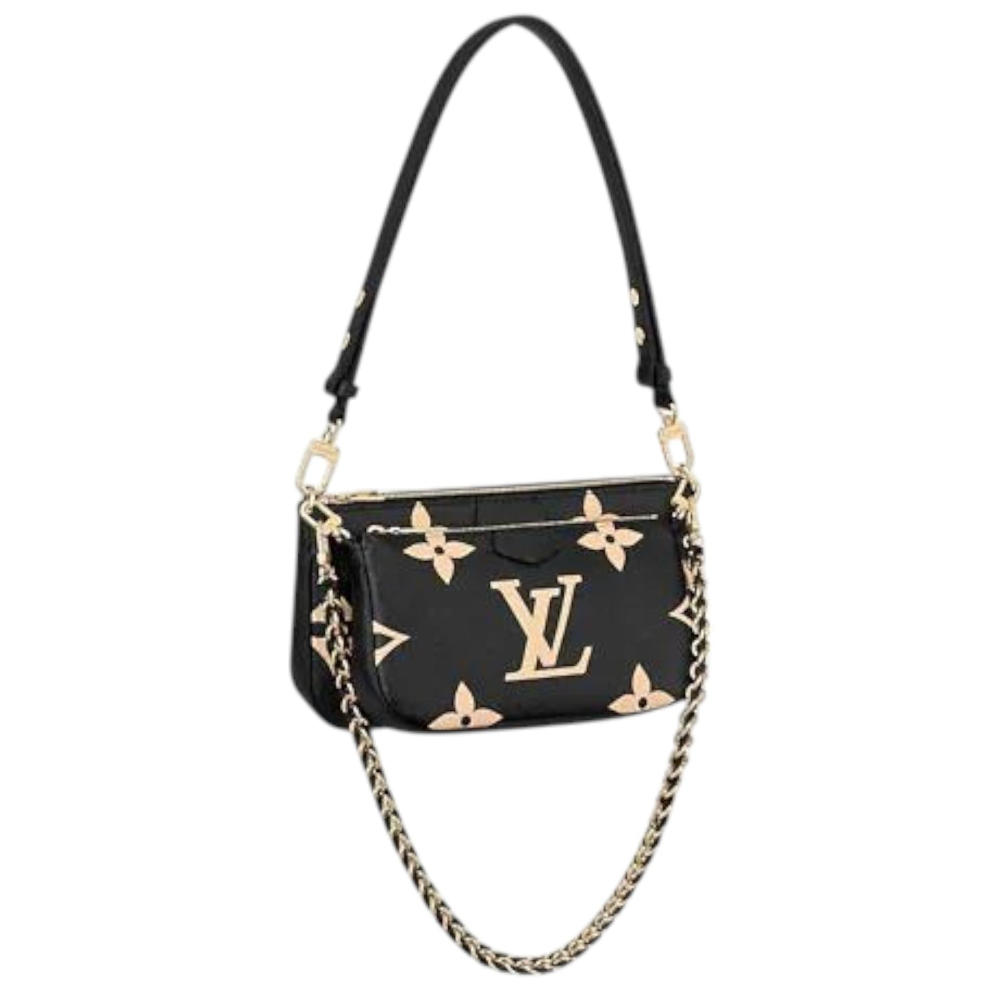 Louis Vuitton Multi Pochette Accessoires Black/Cream