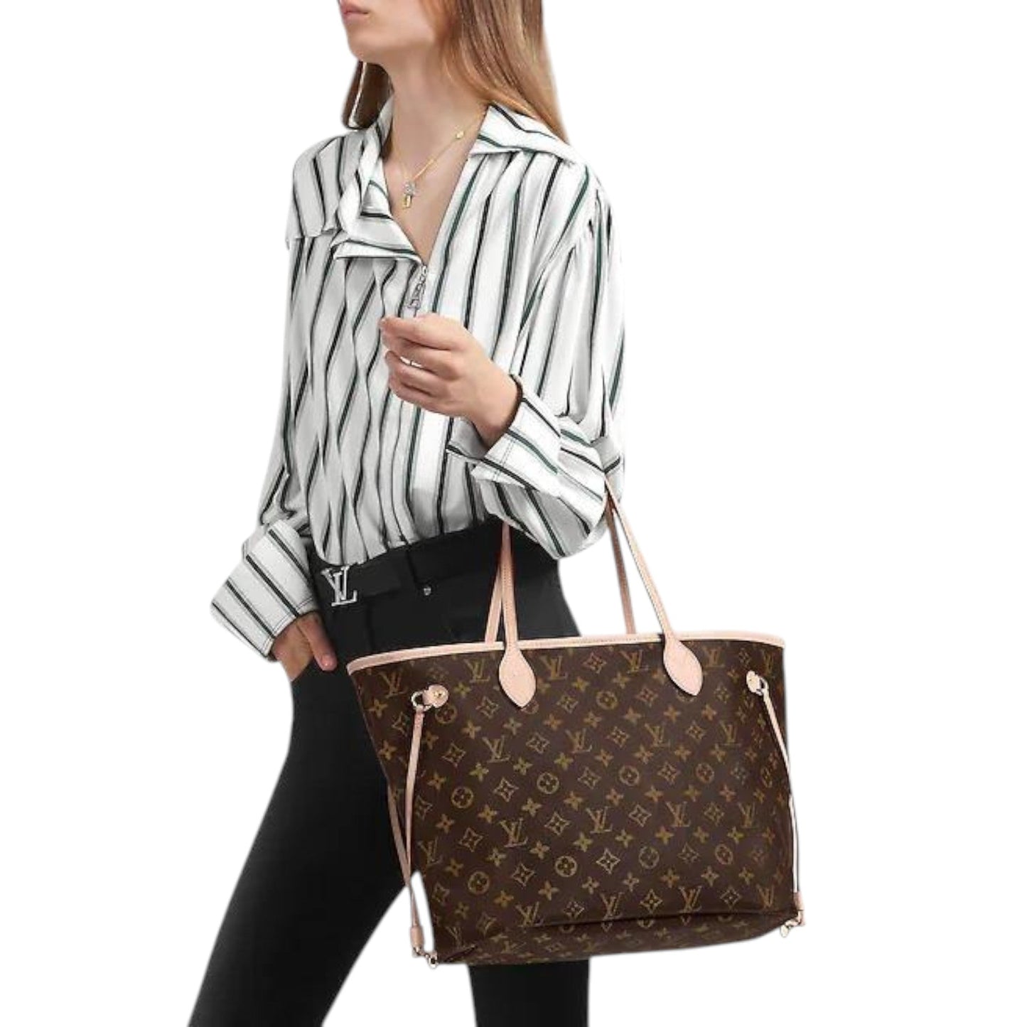 Louis Vuitton Neverfull MM Monogram Coated Canvas