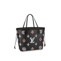 A back view of the Louis Vuitton Neverfull MM tote