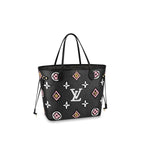 A back view of the Louis Vuitton Neverfull MM tote