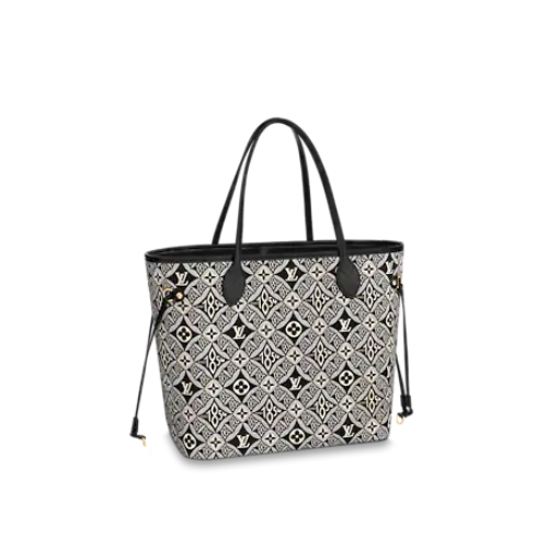 The Neverfull MM shown with its removable pouch taken out