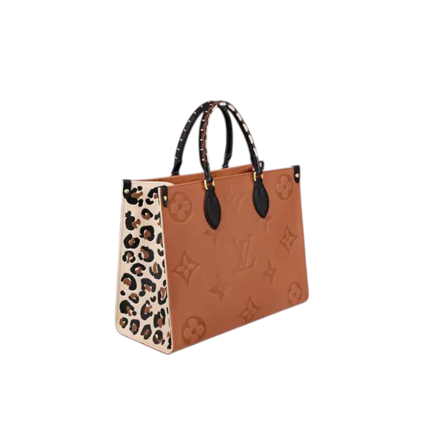 Louis Vuitton Onthego MM Wild at Heart Caramel and Black