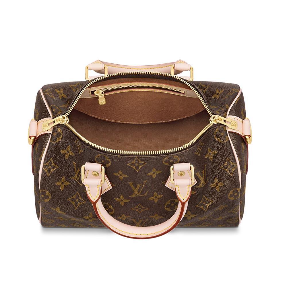 The interior of the bag, showing the flat pocket