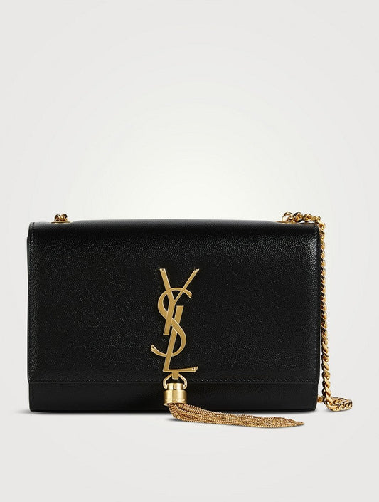 Saint Laurent Kate Small bag in Black - front view