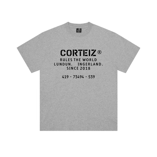 Corteiz OG Stencil Graphic Tee - Grey