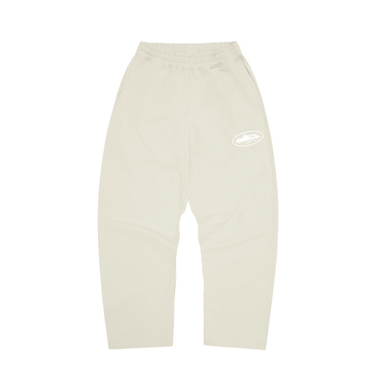 Corteiz Island Puff Print Sweatpants – Off White