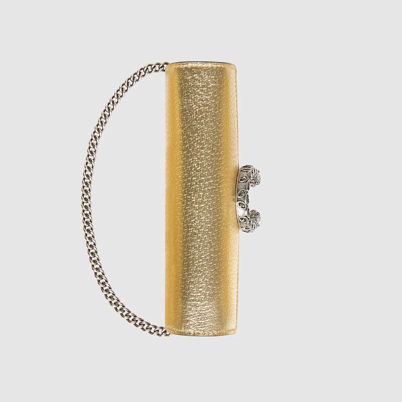 Gucci Dionysus Super Mini Gold Bag


