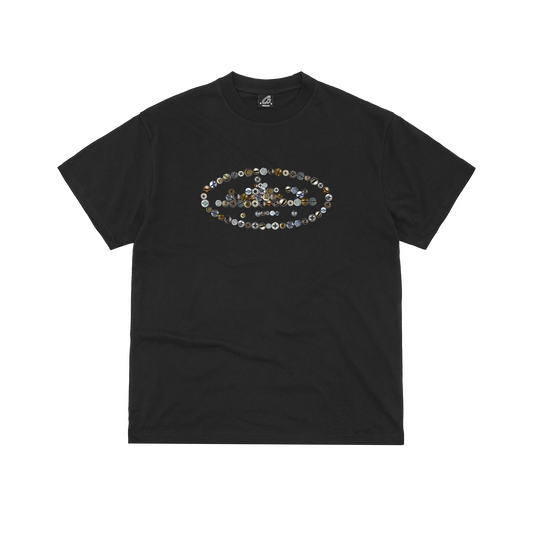 Corteiz Screws Island Graphic Tee - Black