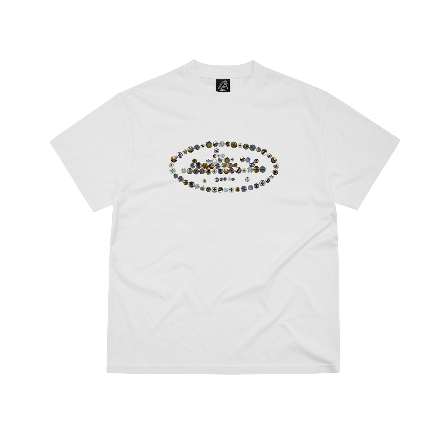 Corteiz Screws Island Graphic Tee - White