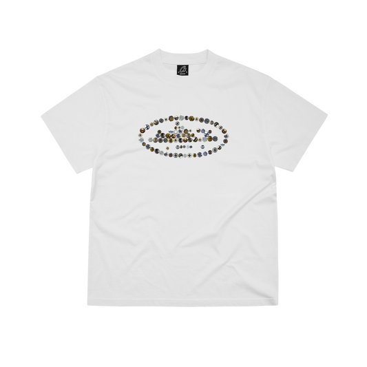 Corteiz Screws Island Graphic Tee - White