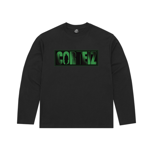 Corteiz Shadow Man Long Sleeve Tee - Black