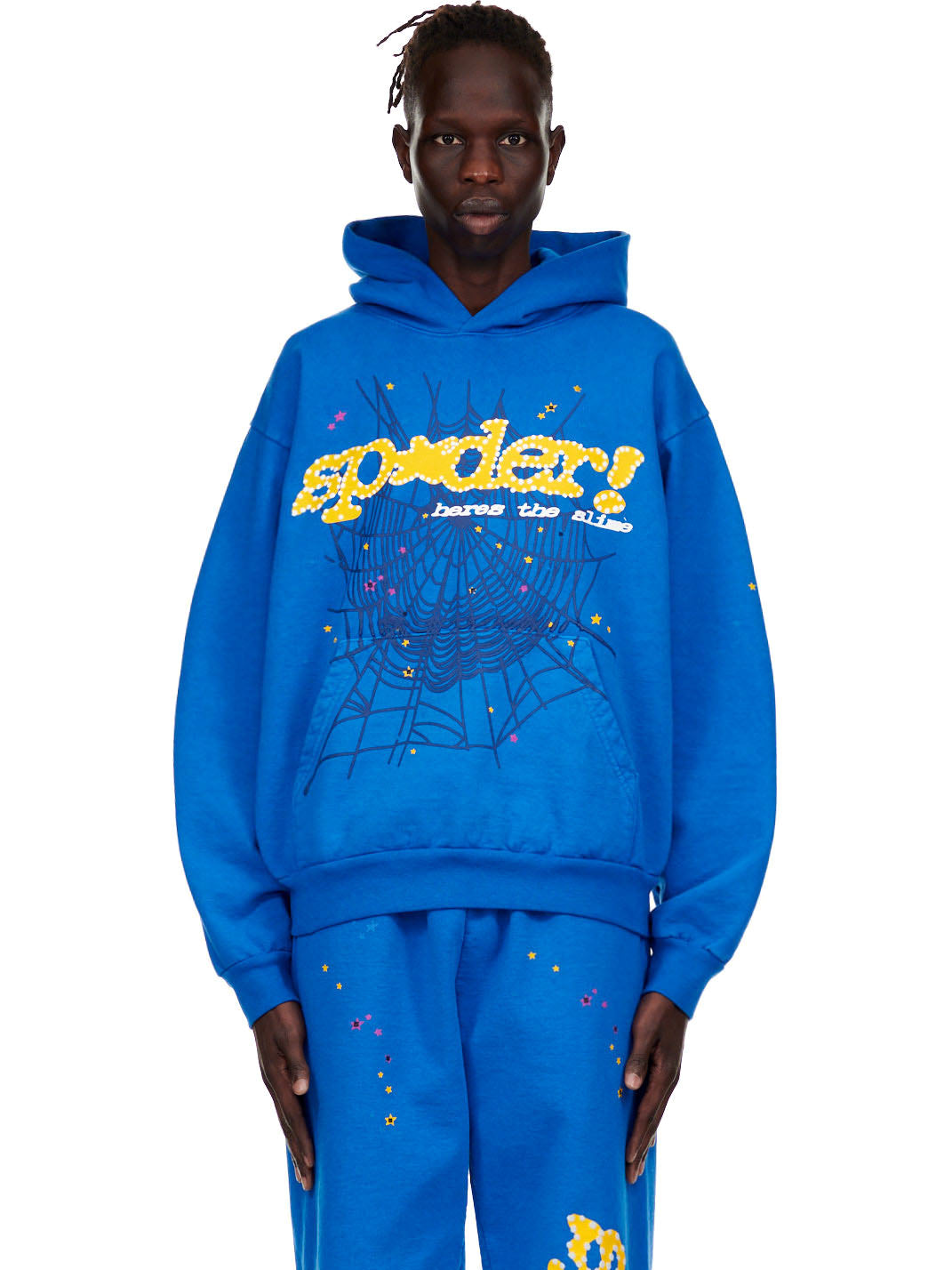 SP5DER Hoodie – TC Blue - Detail View 2