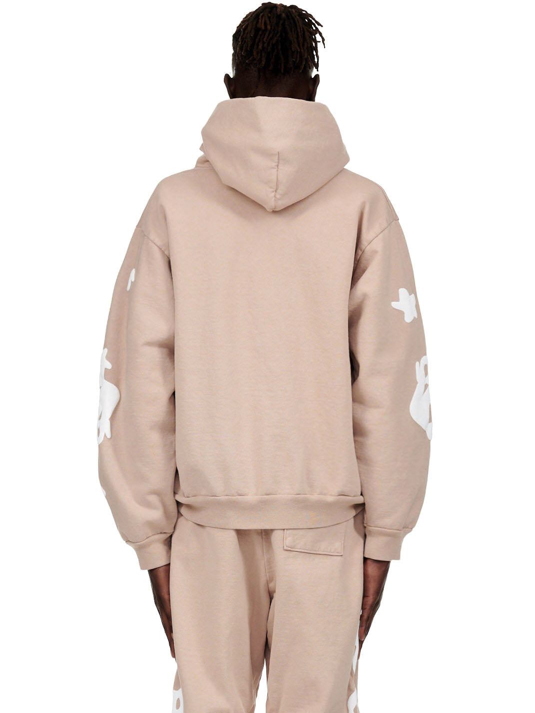 SP5DER Beluga Hoodie – Sand - Detail View 4