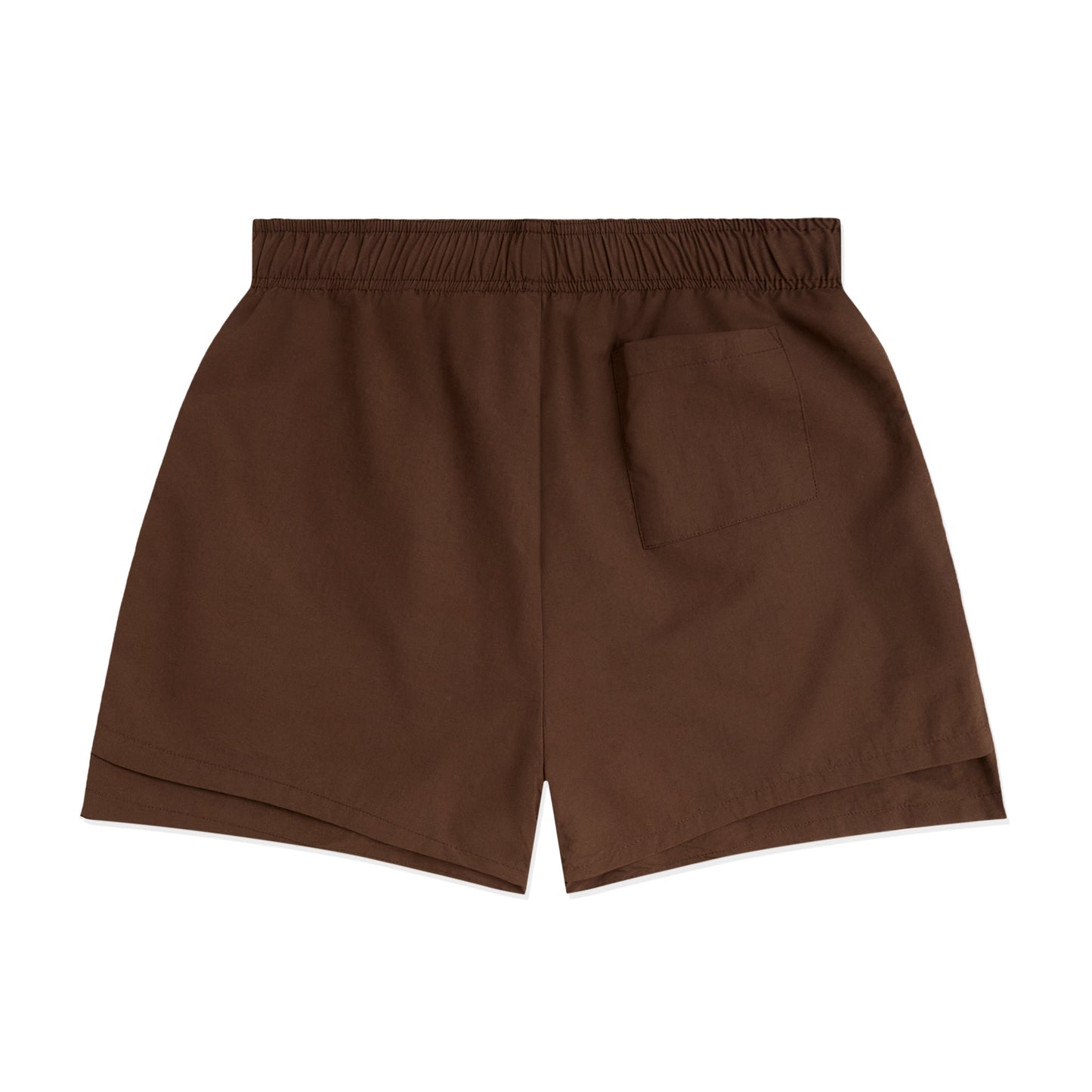 SP5DER OG Web Double Layer Short in Brown (Classic)
