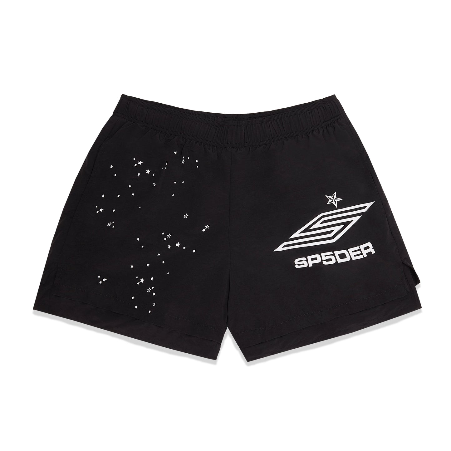 SP5DER Pro Double Layer Short in Black